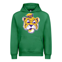 Emerald Vintage Louisiana State Tiger Mascot Urban Hoodie - Craftify