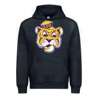 Navy Vintage Louisiana State Tiger Mascot Urban Hoodie - Craftify