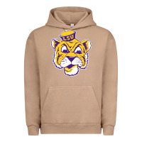 Pigment Burro Vintage Louisiana State Tiger Mascot Urban Hoodie - Craftify