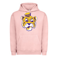 Pigment Salmon Vintage Louisiana State Tiger Mascot Urban Hoodie - Craftify