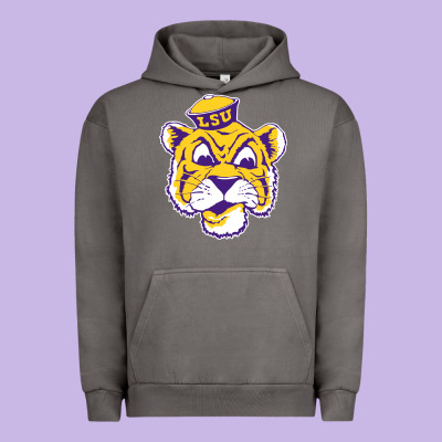 Vintage Louisiana State Tiger Mascot Urban Hoodie Designed By Craftify