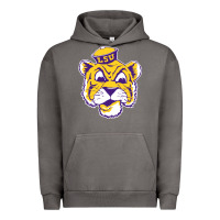 Pigment Tornado Vintage Louisiana State Tiger Mascot Urban Hoodie - Craftify