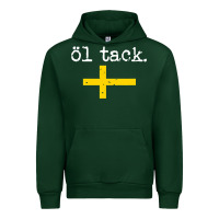Forest Green Swedish Beer Please Ol Tack Urban Hoodie - Craftify
