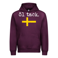 Mauve Wine Swedish Beer Please Ol Tack Urban Hoodie - Craftify