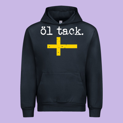 Swedish Beer Please Ol Tack Urban Hoodie Designed By Craftify