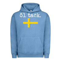 Pigment Pebble Blue Swedish Beer Please Ol Tack Urban Hoodie - Craftify