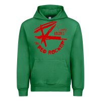 Emerald red rocker music Urban Hoodie - Craftify