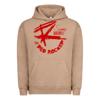 Pigment Burro red rocker music Urban Hoodie - Craftify
