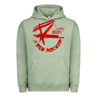 Pigment Oil Green red rocker music Urban Hoodie - Craftify