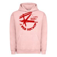 Pigment Salmon red rocker music Urban Hoodie - Craftify