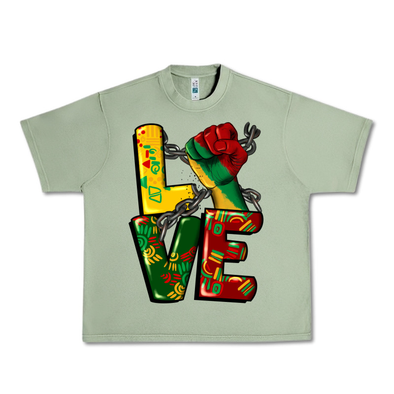 Love Juneteenth Urban Heavy Tee by CowGirlArtShop | Teevron