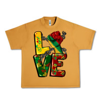 Peanut Butter love juneteenth Urban Heavy Tee - CowGirlArtShop