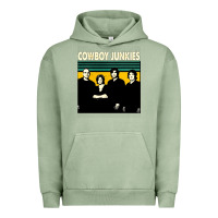 Pigment Oil Green Cowboy Junkies, Cowboy, Junkies, Cowboy Junkie, Cowboy Junkies vintage Urban Hoodie - Craftify