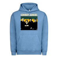 Pigment Pebble Blue Cowboy Junkies, Cowboy, Junkies, Cowboy Junkie, Cowboy Junkies vintage Urban Hoodie - Craftify