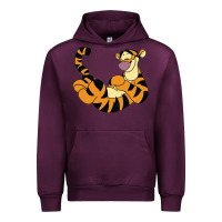 Mauve Wine tigger Urban Hoodie - Craftify