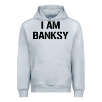 Heather Grey i am banksy Urban Hoodie - Craftify