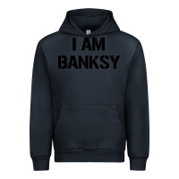 Navy i am banksy Urban Hoodie - Craftify