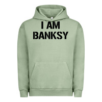 Pigment Oil Green i am banksy Urban Hoodie - Craftify