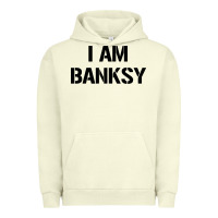 Pigment Pistachio i am banksy Urban Hoodie - Craftify