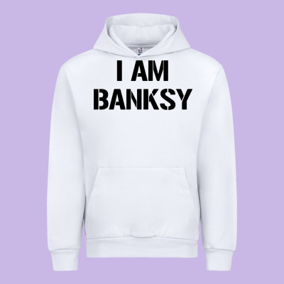 I Am Banksy Urban Hoodie Designed By Craftify