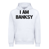 White i am banksy Urban Hoodie - Craftify
