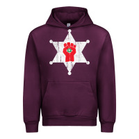 Mauve Wine GONZOS SHERIFF HUNTERS S THOMPSON Urban Hoodie - Craftify