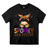 Black one spooky hair stylist Heavy Core Tee - BarkalooDesign