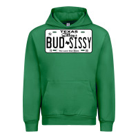 Emerald country love gilley's bud n sissy texas cowboy license gift raglan bas Urban Hoodie - Craftify