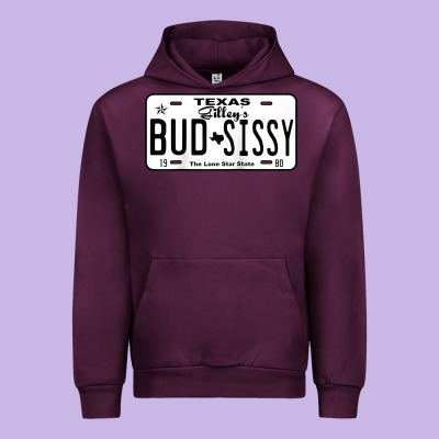 Country Love Gilley's Bud N Sissy Texas Cowboy License Gift Raglan Bas Urban Hoodie Designed By Craftify