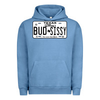 Pigment Pebble Blue country love gilley's bud n sissy texas cowboy license gift raglan bas Urban Hoodie - Craftify