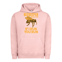 Bee Beekeeper If I Run You Run Bumble Bee Humour 449 Hive Beekeeping Urban Hoodie | Teevron