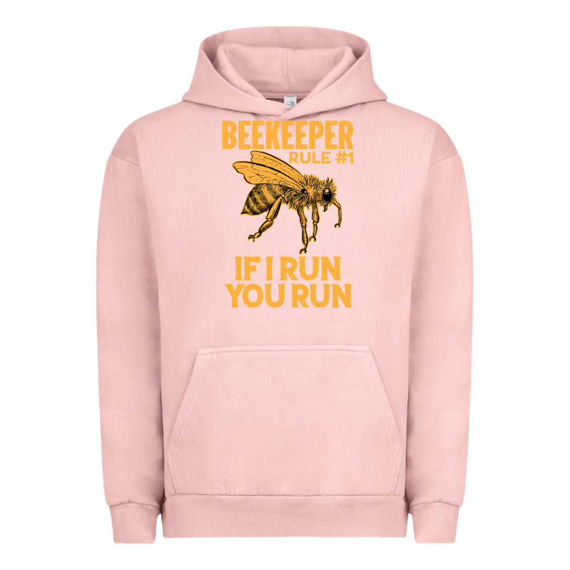 Bee Beekeeper If I Run You Run Bumble Bee Humour 449 Hive Beekeeping Urban Hoodie by Craftify | Teevron