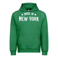 Emerald Made In New York NY City NYC New Yorker My Home State Pride Premium T- Urban Hoodie - Craftify
