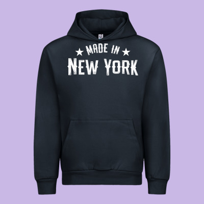 Made In New York Ny City Nyc New Yorker My Home State Pride Premium T- Urban Hoodie Designed By Craftify