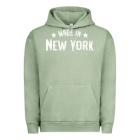 Pigment Oil Green Made In New York NY City NYC New Yorker My Home State Pride Premium T- Urban Hoodie - Craftify