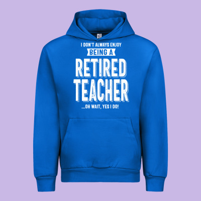 Retired Teacher Urban Hoodie Designed By Craftify