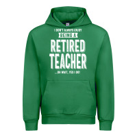 Emerald Retired Teacher Urban Hoodie - Craftify