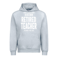 Heather Grey Retired Teacher Urban Hoodie - Craftify