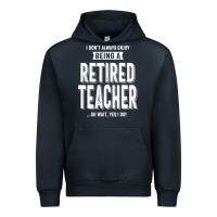 Navy Retired Teacher Urban Hoodie - Craftify