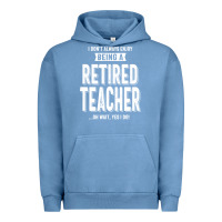 Pigment Pebble Blue Retired Teacher Urban Hoodie - Craftify