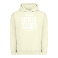 Pigment Pistachio Retired Teacher Urban Hoodie - Craftify