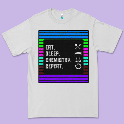 Eat Sleep Chemıstray Repeat Premium Tee Designed By Bettercallsaul