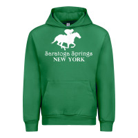 Emerald Saratoga Springs New York Horse Racing Jockey Urban Hoodie - Craftify