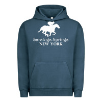 Saratoga Springs New York Horse Racing Jockey Urban Hoodie | Teevron
