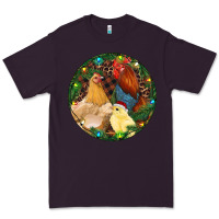 Plum Christmas Chick Family Premium Tee - RanaPortraitStore