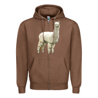 Alpaca Zipper Hoodie | Teevron