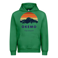 Emerald Okemo Vermont Skiing Snowboarding Hikers Gifts for VT Travel Urban Hoodie - InspiraDesign