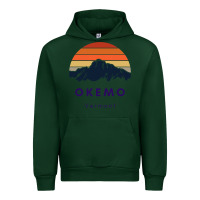 Forest Green Okemo Vermont Skiing Snowboarding Hikers Gifts for VT Travel Urban Hoodie - InspiraDesign