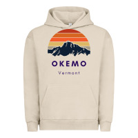 Pigment French Oak Okemo Vermont Skiing Snowboarding Hikers Gifts for VT Travel Urban Hoodie - InspiraDesign