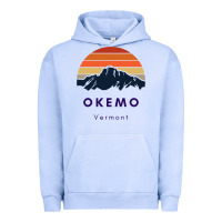 Pigment Grape Ice Okemo Vermont Skiing Snowboarding Hikers Gifts for VT Travel Urban Hoodie - InspiraDesign